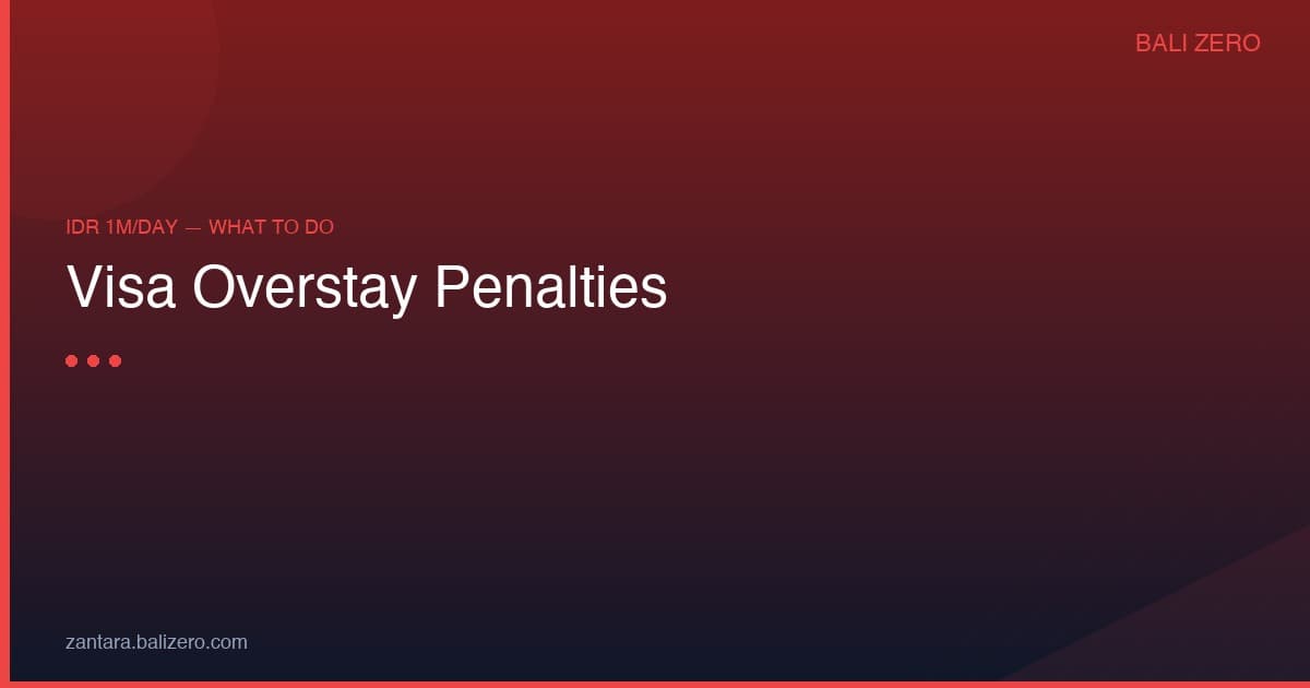 visa overstay penalties Indonesia fines deportation 2026