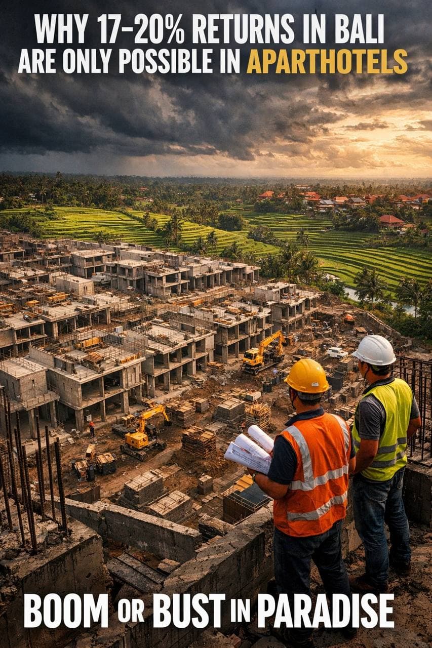 Bali Aparthotels: The Only Asset Class Hitting 17-20% Returns
